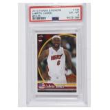 2010 Panini Stickers Lebron James PSA 6