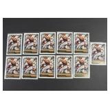 (11) 1992 Topps Gold Dale Murphy Lot
