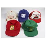 (5) Vintage Trucker Hats Farm Seed John Deere