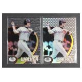 (2) 1998 Topps Tek Larry Walker Lot