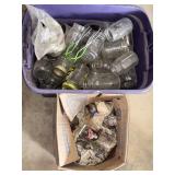 Assorted Jars / Coca Glasses Lot