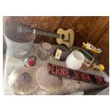 Large Antiques / Collectibles Lot - Toys-Guitar-IH