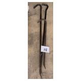 (3) Crowbars Tool Lot