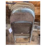 (4) Metal Folding Chairs Lot
