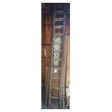Wooden Extension Ladder - 23ï¿½ Extended