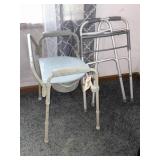 Walker / Portable Stool Lot