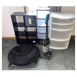 Assorted Misc Lot - Storage / Vacuum / Shelf