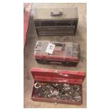 Assorted Tool Boxes with Contents Lot