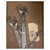 Assorted Crescent Wrench Tool Lot