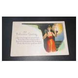 UNUSED Vintage My Halloween Greeting Postcard 363