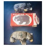 Vintage Windup Walking Bear Toys - Occupied Japan