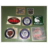 Vintage NFL Football Logo Decals