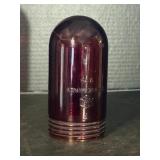 Crouse-Hinds V75 Red Glass Industrial Light Globe