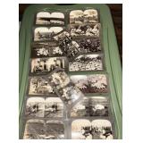 (16) Farm Themed Stereoview Photo Cards