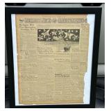 ORIGINAL 1913 Detroit News - Ty Cobb - Baseball