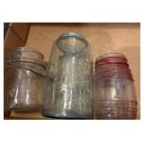 Vintage Jar Lot - Mason - Barrel