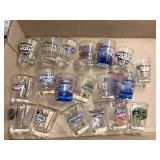 Assorted Vintage Shot Glasses Lot - Brickyard 400