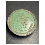 Antique DAZEY Round Flower Frog No. 73