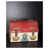 Vintage Thermos HOUSE Metal Lunch Box