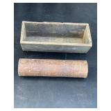 Antique Primitive Roller Box