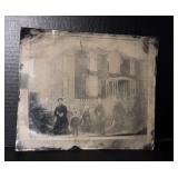 Large Antique Tintype Photo - 10 x 12