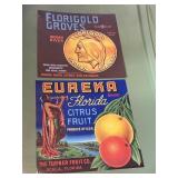 ORIGINAL Native American Advertising Labels Lot