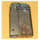 Vintage Regens Silver Slide Squeeze Lighter