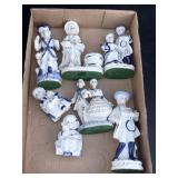 Assorted Vintage Colonial Figurine Lot