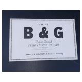 Vintage Horse Radish Advertising Sign Paducah, KY