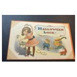 Vintage 1916 Halloween Luck JOL Postcard - COS 601