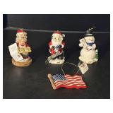 2003 MARATHON Gas Station Christmas Ornaments