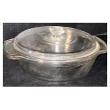 Vintage Glass Casserole Dish