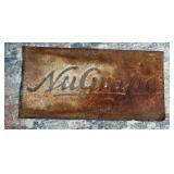 Vintage NUGRAPE Soda Tin Advertising Sign
