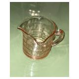 Kelloggï¿½s Pink Depression Glass Measuring Cup