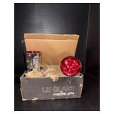 (6) Mirror Red Tumblers - Le Glass