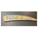 Antique 1905 Gold Comet Auto Fender Emblem