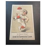 Victorian Baseball Capadura Cigar Trade Card