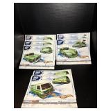 2012 Hot Wheels Collector Edition Poster Lot x 7