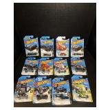 (12) Assorted Hot Wheels Lot