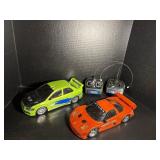 (2) Nikko 1/16 RC Fast and Furious Acura / Lancer