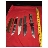 (4) Assorted Knives Lot - Camillus / Gerber