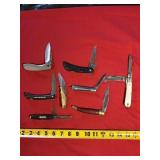 (8) Assorted Pocket Knives Lot