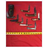 (8) Assorted Pocket Knives Lot