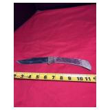 Stag Handle Purple Tint Pocket Knife