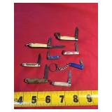 (8) Miniature Pocket Knives Lot