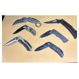 (6) Assorted Pocket Knives Lot