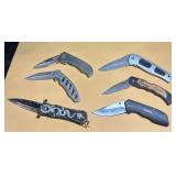 (6) Assorted Pocket Knives Lot