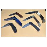 (6) Assorted Pocket Knives Lot
