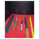 Assorted Knives / Machete Lot