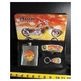 Chopper Gift Set - Pocket Knife / Flask / Opener